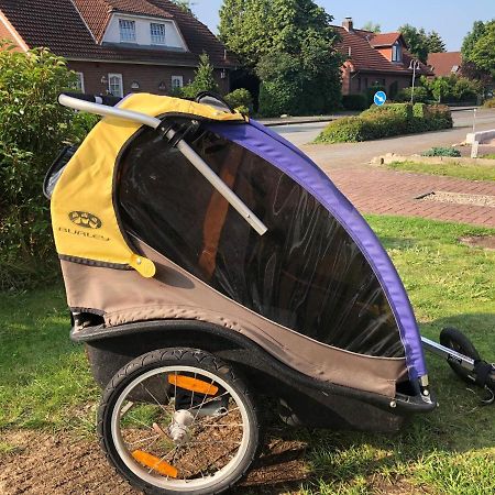 Grosszuegiges Reetdachhaus An Der Nordsee Langenhorn エクステリア 写真